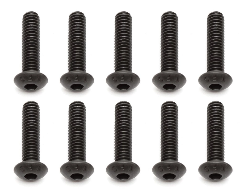 Imbusové skrutky so šošovkovitou hlavou M4x16 mm FHCS, 10 ks