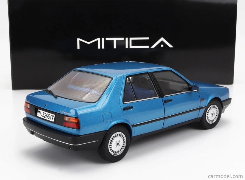 Mitica-diecast Fiat Croma 2.0 Turbo Ie 1985 1:18 Blue Dry 432
