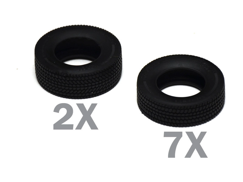 Italeri doplnky – EUROPEAN TYRES and RIMS (1:24)