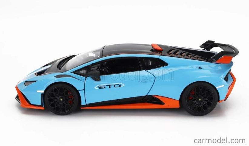 Rastar Lamborghini Huracan Sto Lp640-2 2021 1:18 svetlo modrá oranžová