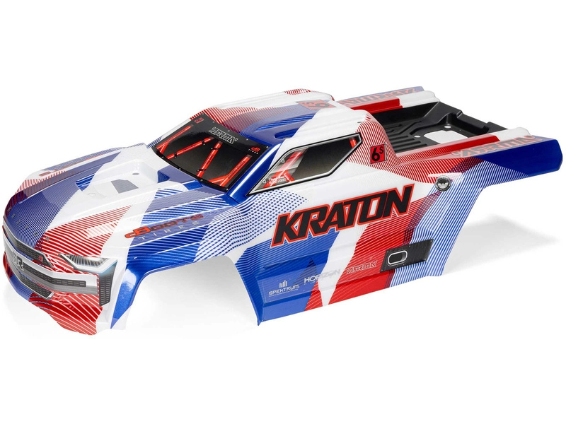 RC auto Arrma Kraton 6S V6 BLX 1:8 4WD RTR, modrá/růžová