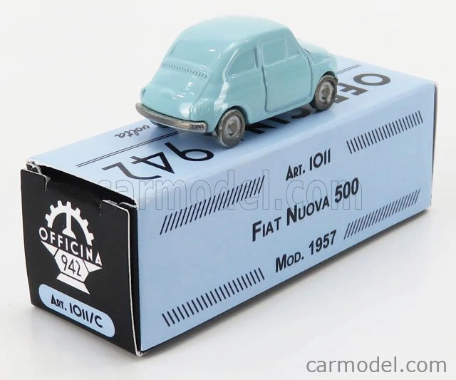 Officina-942 Fiat Nuova 500 1957 1:76 svetlomodrá