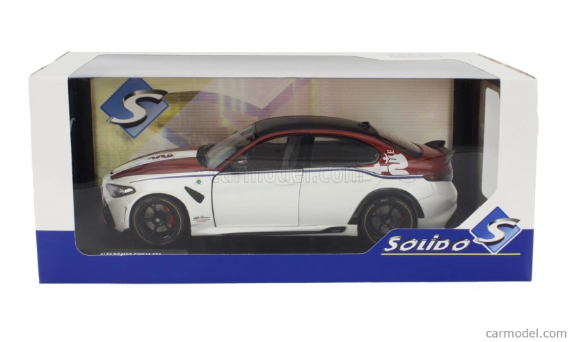 Solido Alfa romeo Giulia Gtam 2023 1:18 Biela červená