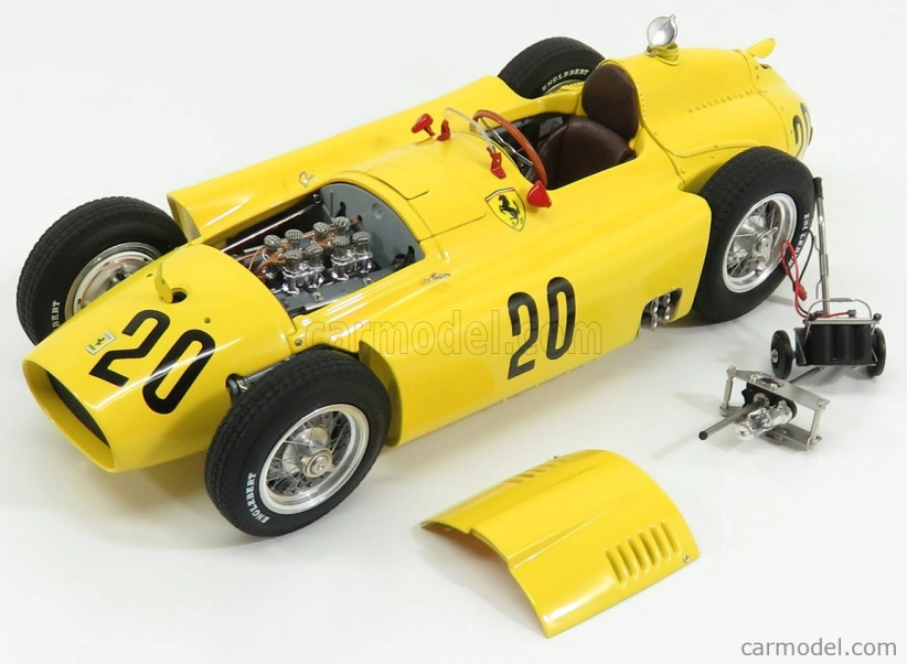 Cmc Ferrari F1 Set 2x Lancia D50 N 20 6. Gp Belgicka 1956 A.pilette + D50 N 6 Winner Gp Torino 1955 A.ascari 1:18 Červená Žltá