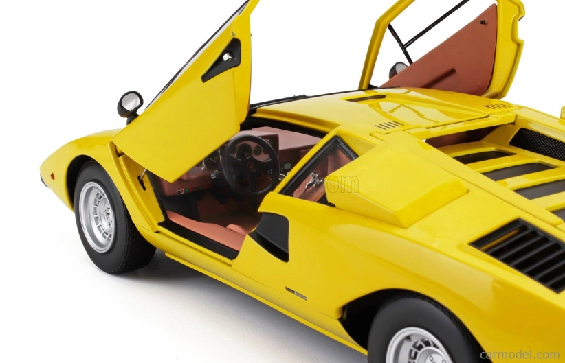 Kyosho Lamborghini Countach Lp400 1974 1:18 Žlutá