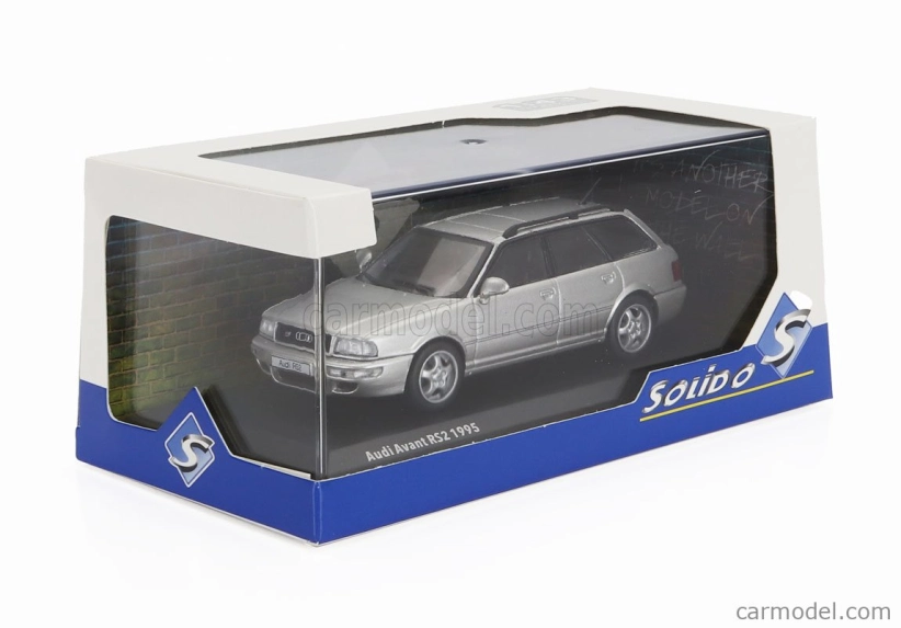 Solido Audi A4 Rs2 Avant Sw Station Wagon 1995 - Powered By Porsche 1:43 Polar Silver