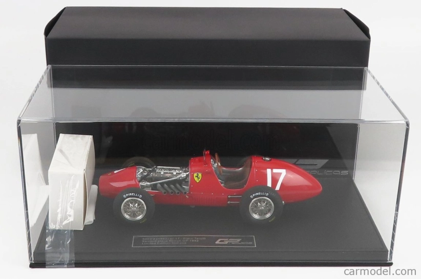 Repliky Ferrari F1 500 F2 Scuderia Ferrari N 17 2nd British Gp 1952 Piero Taruffi 1:18 Red
