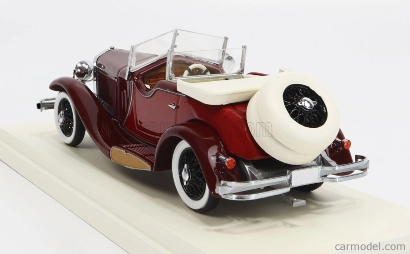 Rio-models Isotta fraschini Torpedo Cabriolet Castagna 1930 1:43 Bordeaux Beige