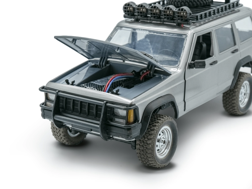 RC auto SUV Legend 4x4 1:12 4WD, strieborná + náhradná batéria