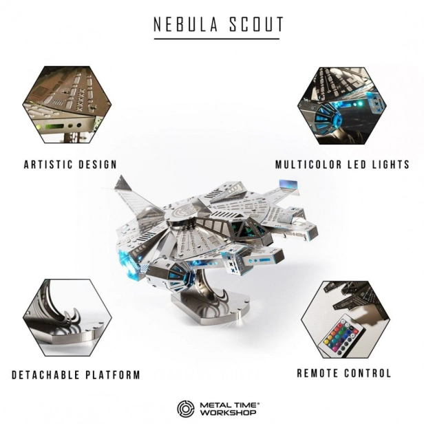 Ocelová stavebnice Nebula Scout