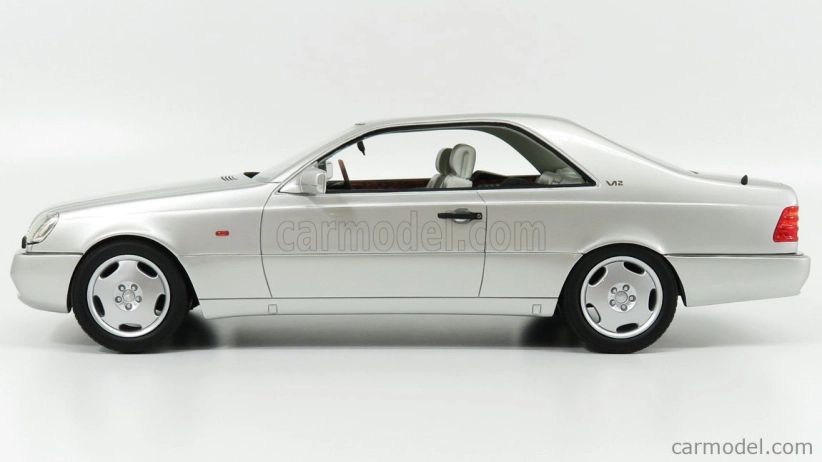 Kultové modely Mercedes benz S-class 600sec Coupe (c140) 1992 1:18 Strieborný