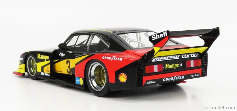 Mcg Ford england Capri Turbo Gr.5 Team Mampe N 3 Drm Norisring 1979 H.heyer 1:18 čierna žltá červená