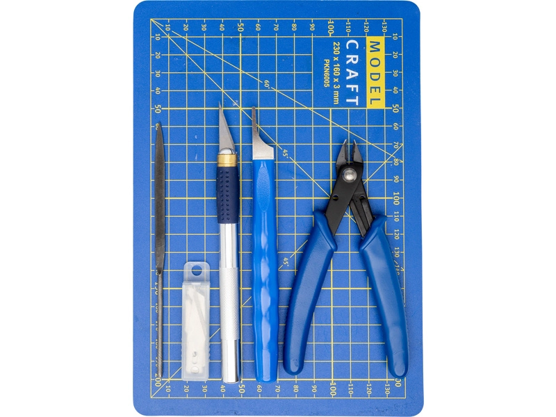 Náradie Modelcraft pre plastové stavebnice (sada 10 ks)