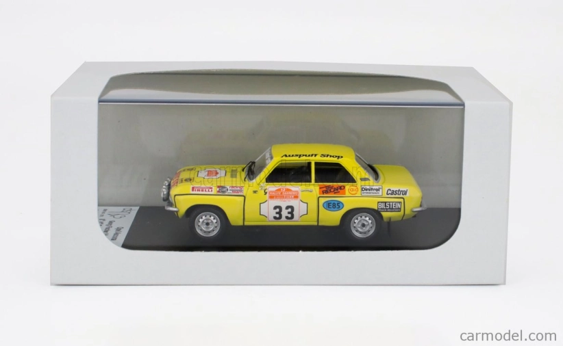 Trofeu Opel Ascona (night Version) N 33 Winner Gr.2 Rally Sanremo 1975 Georg Fischer - Harald Gottlieb 1:43 Žlutá