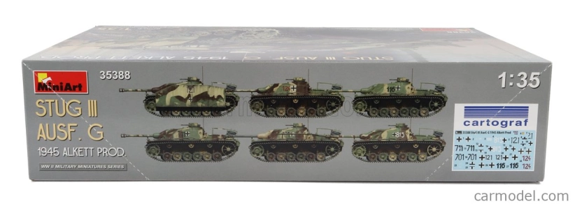 Miniart Tank Stug Iii Ausf. G Military 1943 1:35 /
