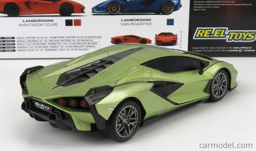 Re-el toys Lamborghini Sian Fkp 37 Hybrid 2020 1:24 Ligh Green Met