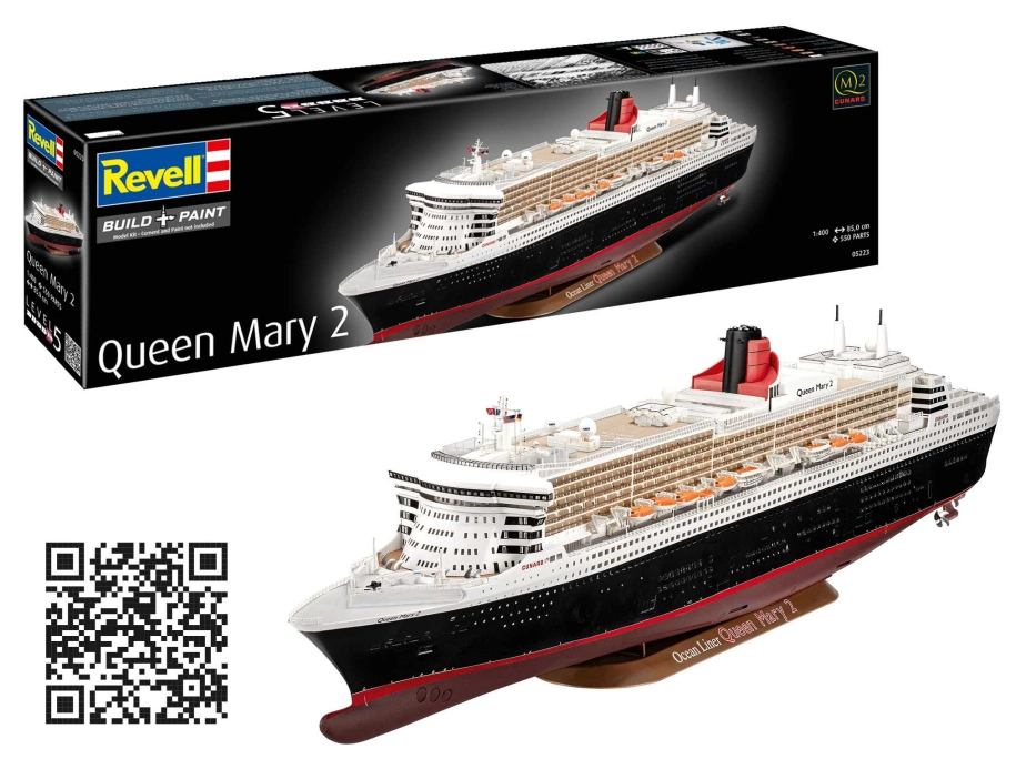 Plastic ModelKit loď 05223 - Queen Mary 2 (1:400)