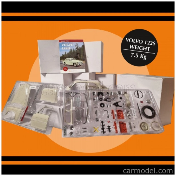 Ixo-models Volvo 122s Amazon 1965 - With Light & Sound Effects 1:8 Ivory