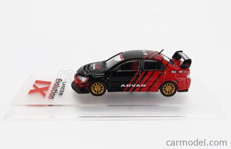 Cm-models Mitsubishi Lancer Evo Ix N 0 Racing Advan 2003 1:64 Černá Červená