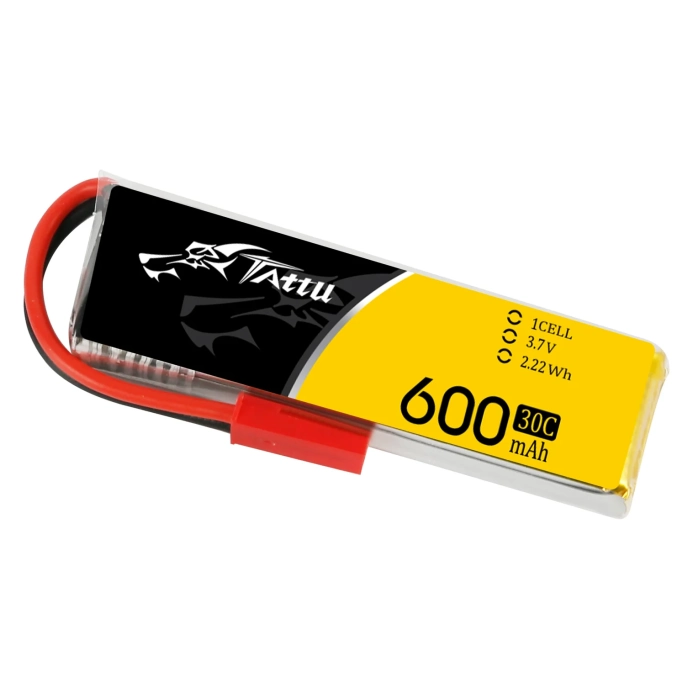 Tattu batéria LiPo 600mAh 3,7V 30C 1S1P JST Plug | RCprofi.sk