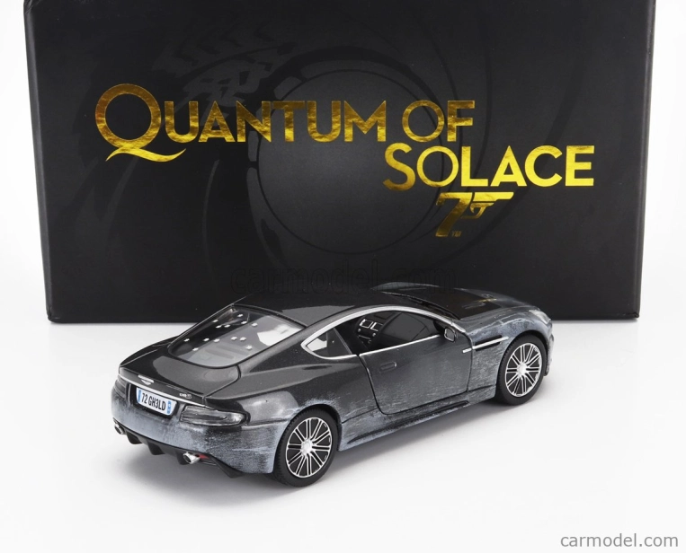 Corgi Aston martin Dbs 2008 (damaged Version) - 007 James Bond - Quantum Of Solace 1:36 Grey Met