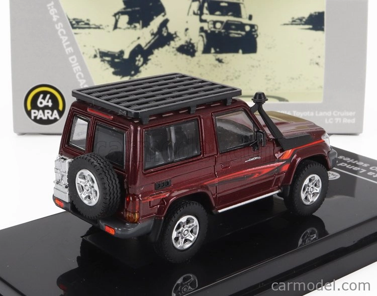 Paragon-models Toyota Land Cruiser Lc71 Lhd 2014 1:64 Red Met