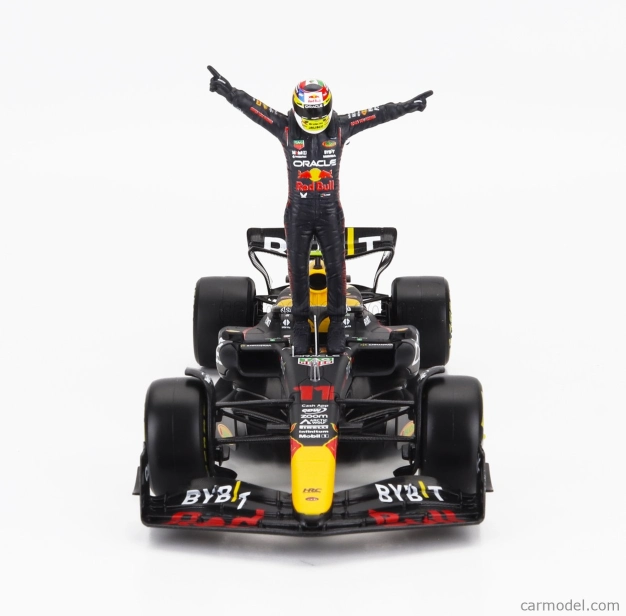 Bburago Red bull F1 Rb19 Team Oracle Red Bull Racing N 11 Season 2023 Sergio Perez 1:24 matná modrá žltá červená