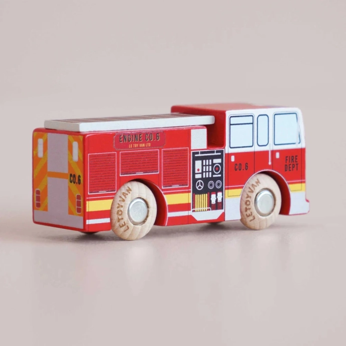 Le Toy Van Dřevěné hasičské auto Quinn