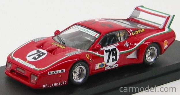 Najlepší model Ferrari 512bb Lm N 79 24h Le Mans 1980 Dini - Violati - Mican 1:43 Red