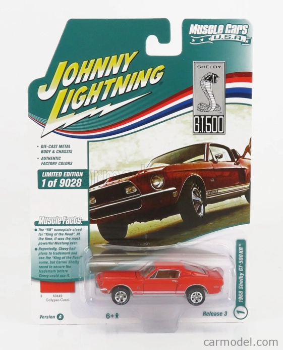 Johnny lightning Chevrolet Set Assortment 6 Pieces 1:64 Různé