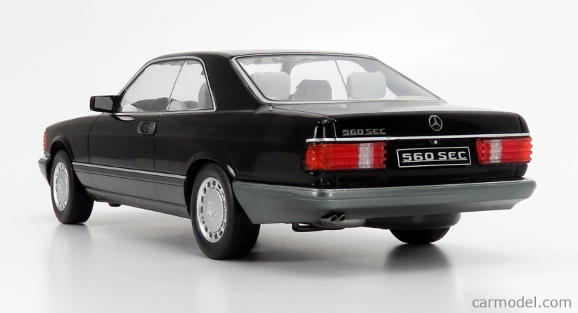 Mercedes benz triedy S 560sec (c126) Coupe 1985 1:18 čierna