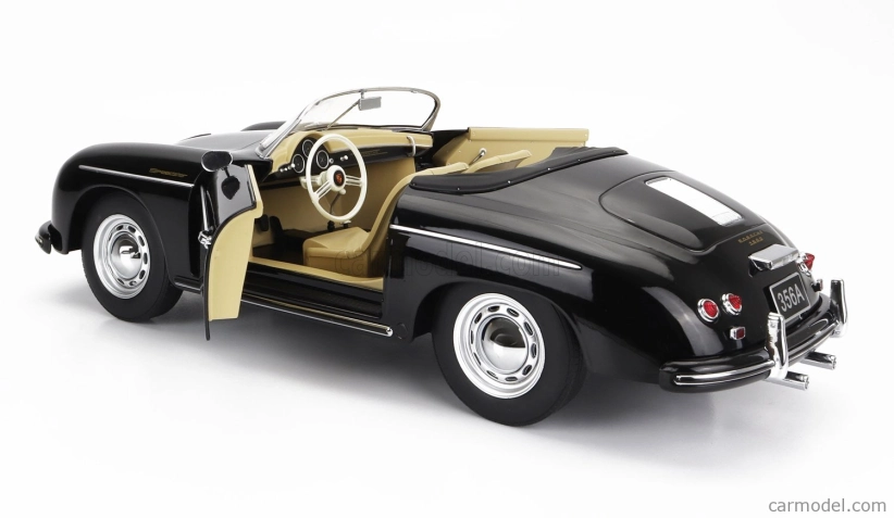 Porsche 356a Speedster 1955 v mierke 1:12 čierna