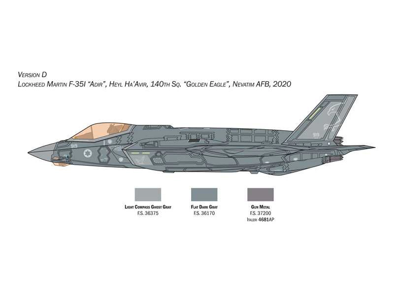 Italeri Lockheed F-35A Lightning II (Beast Mode) (1:72)