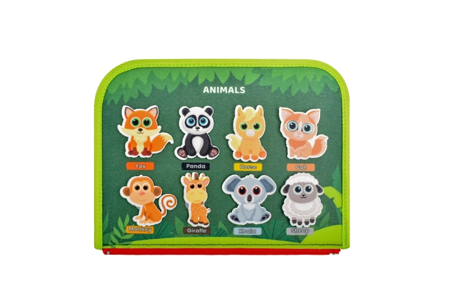 2Kids Toys Senzorická busy kniha Zvieratká