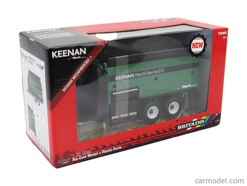 Britains Keenan Trailer Mechfiber 365 1:32 Zelená Černá