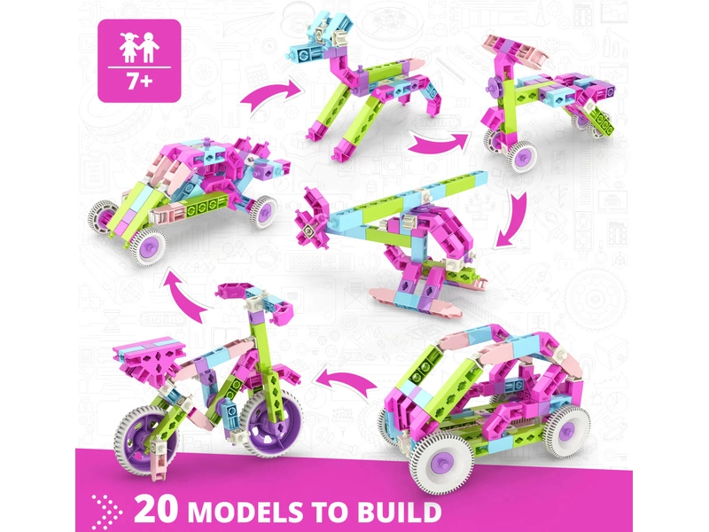 Engino Creative Engineering 20 modelov Dievča