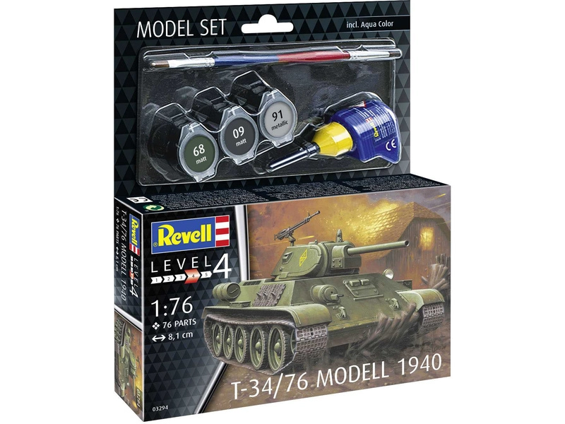 Revell T-34/76 model 1940 (1:76) (súprava)