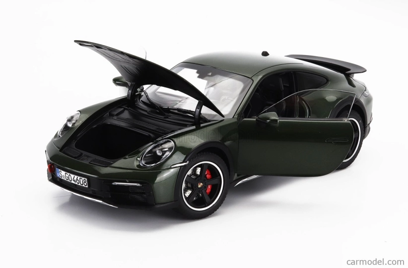 Norev Porsche 911 992 Dakar Coupe 2023 1:18 Zelený Odstín