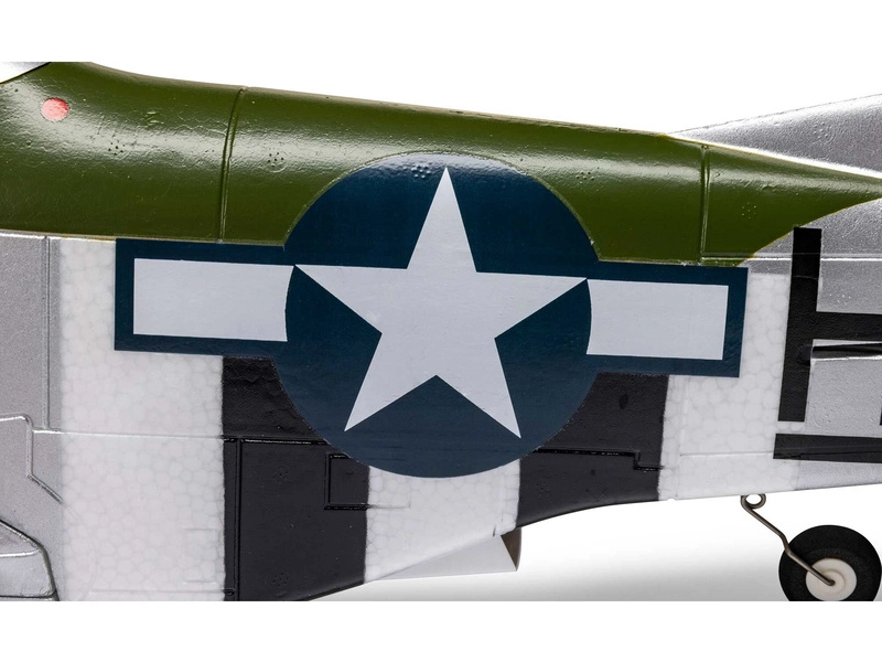 RC letadlo E-flite P-51D Mustang 1.0m AS3X+ SAFE Select BNF Basic