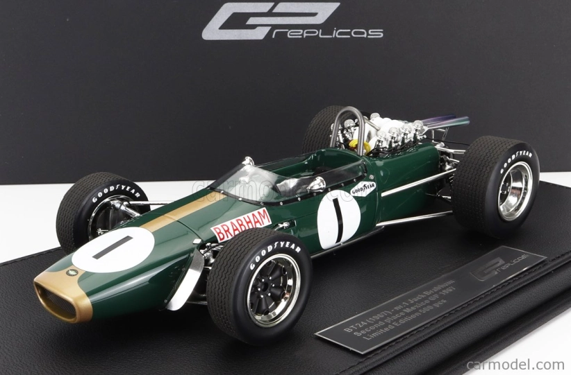 Gp-replicas Brabham F1 Bt24 Repco N 1 Jack Brabham 1:18, tmavě zelená