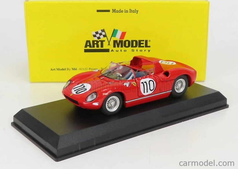 Art-model Ferrari 250p Ch.0812  N 110 1:43, červená