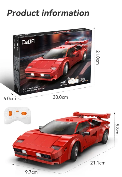 RC stavebnice Red Shadow Race Car | RCprofi.cz