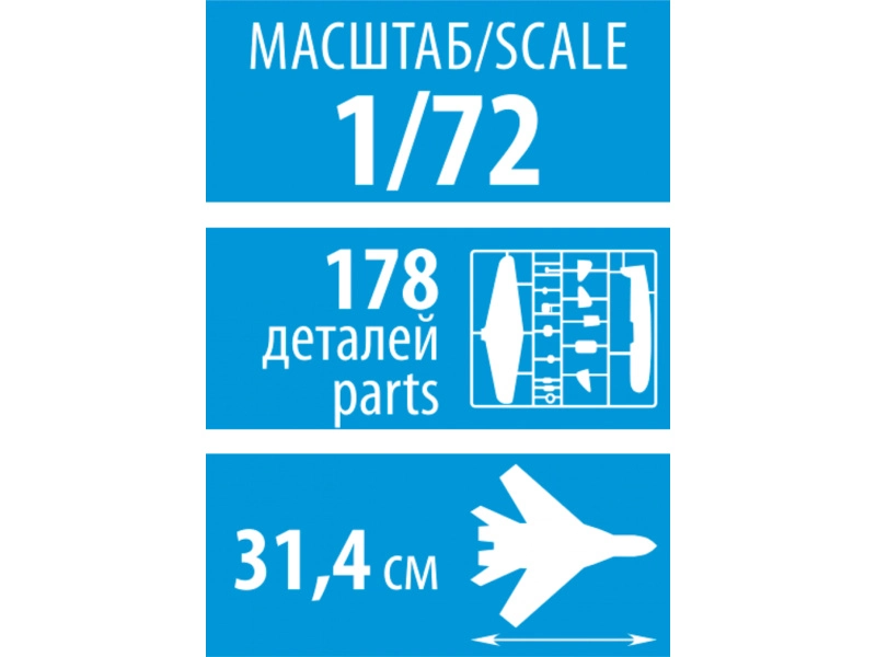 Zvezda Sukhoi SU-27 UB Flanker-C (1:72)