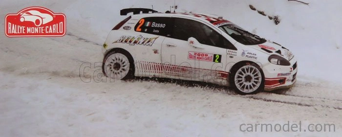 Edicola Fiat Grande Punto S2000 N 2 Rally Montecarlo 2009 G.Basso - M.Dotta 1:43