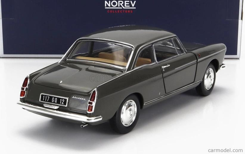 Norev Peugeot 404 Coupe 1967 1:18 Grafitová Šedá