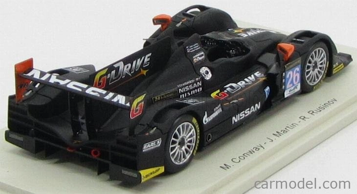 Spark-model Oreca 03-nissan Team G-drive Racing N 26 9. 24h Le Mans 2013 M.conway - J.martin - R.rusinov 1:43 Matt Black