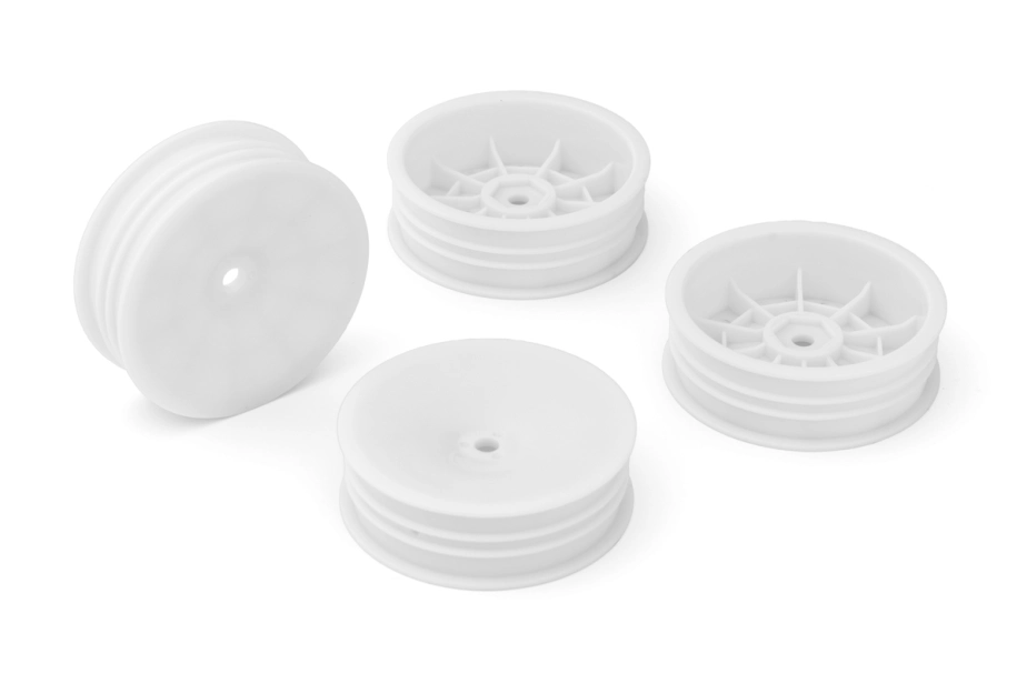 Přední disky 2.2 bílé pro 2WD buggy (HEX 12 mm) - 4 ks