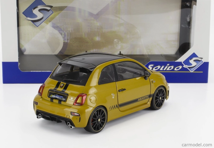 Solido Fiat Nuova 500 Abarth 595 2022 1:18 Žlutá S Černou
