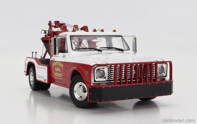 Greenlight Chevrolet C-30 Truck 1972 Odtahový vůz 1:18, bílá