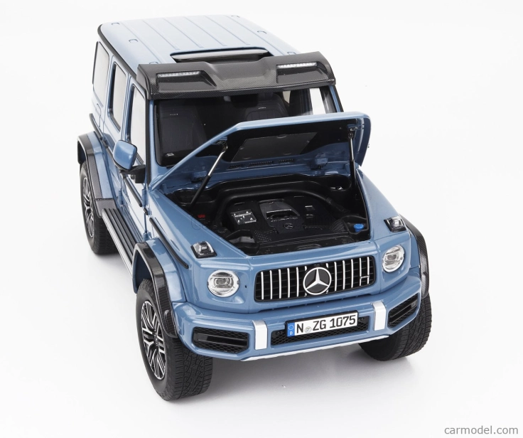 Nzg Mercedes benz G-class G63 4x4 Amg 2023 1:18 Vintage Blue